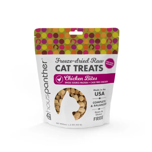Chicken Bites Freeze Dried Raw Cat Treats 1.5 oz