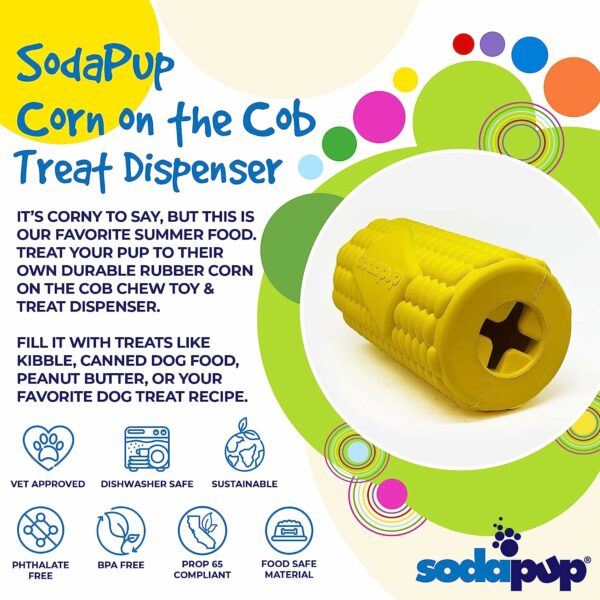 Corn on the Cob – Dog Treat Dispenser and Chew Toy - Image 5
