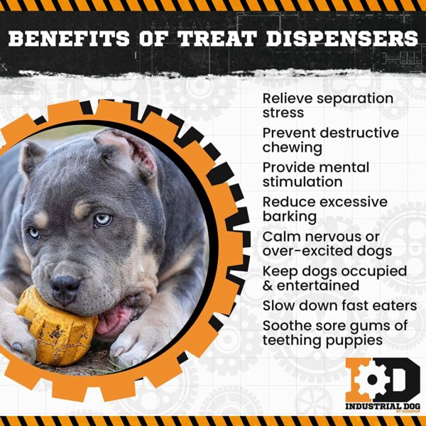 Industrial Dog Gear – Dog Treat Dispenser and Chew Toy - Image 5
