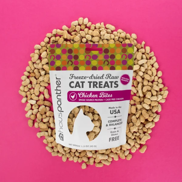 Chicken Bites Freeze Dried Raw Cat Treats 1.5 oz - Image 3