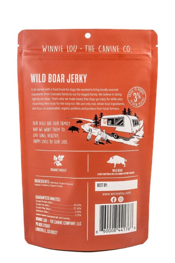 Wild Boar Jerky Treats for Dogs - Image 2
